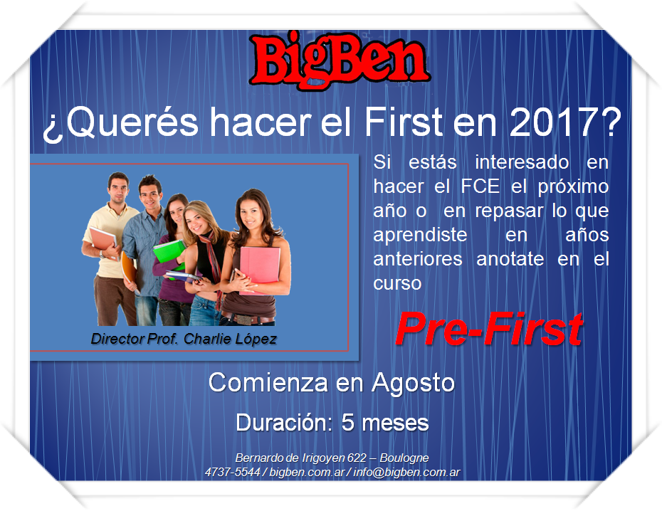 PRE-FIRST